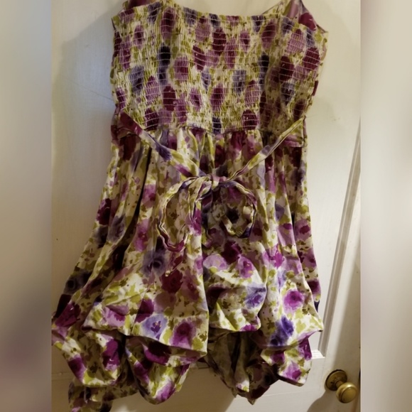 5 for $25 As U Wish Floral Ruffled Dress - Picture 4 of 6
